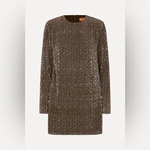 NWT STINE GOYA ODIS DRESS - HOLOGRAPHIC SEQUIN in Sz L